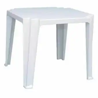 Mesa quadrada tambaú pvc branca - tramontina