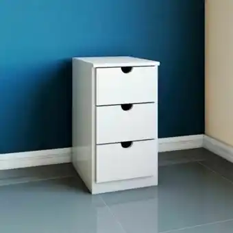 Gaveteiro multivisão com 3 gavetas branco
