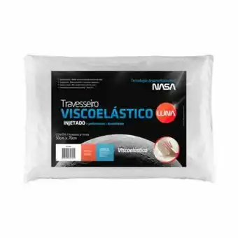 Carajás Travesseiro fibrasca visco luna 50 x 70 cm oferta