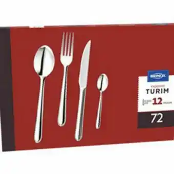 Faqueiro brinox turim aço inox 72 peças