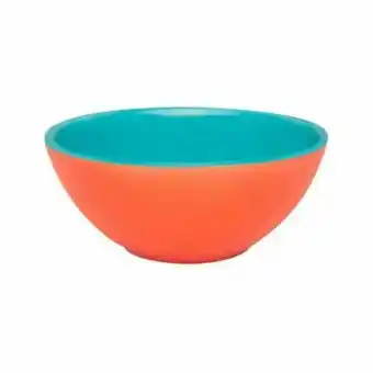 Tigela oxford laranja e verde 600 ml