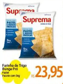 Atacadão Farinha de Trigo Bunge Pro Pastel Pacote com 5kg oferta