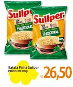 Atacadão Batata Palha Sullper Pacote com 800g oferta