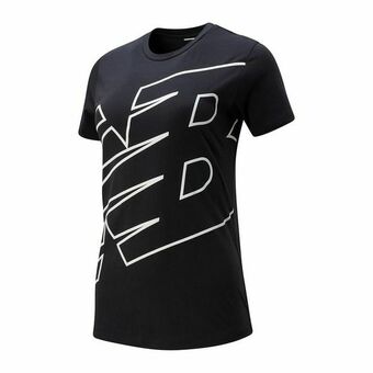 New Balance Camiseta manga curta new balance logo feminina oferta