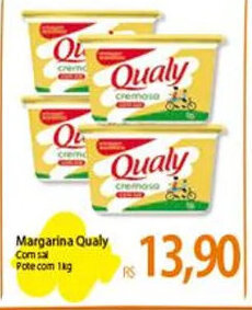 Atacadão Margarina Qualy Com sal Pote com 1kg oferta