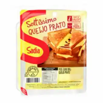 Hortifruti Queijo prato soltíssimo fatiado sadia - 200g oferta