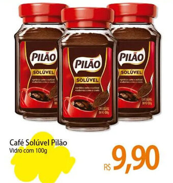 Atacadão Café Solúvel Pilão Vidro com 100g oferta