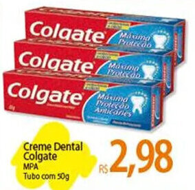 Atacadão Creme Dental Colgate MPA Tubo com 50g oferta