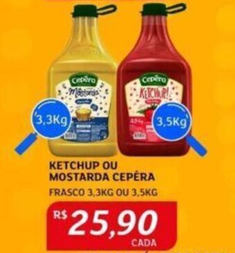 Assaí Atacadista KETCHUP OU MOSTARDA CEPERA FRASCO 3,3KG OU 3,5KG oferta