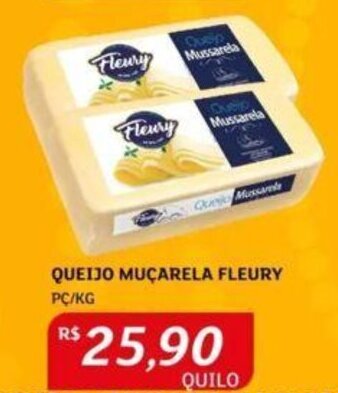 Assaí Atacadista QUEIJO MUÇARELA FLEURY PC/KG oferta