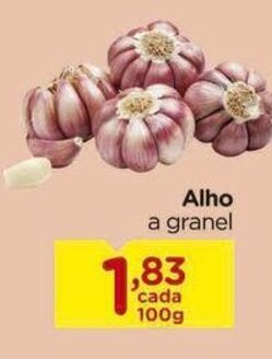 Carrefour Alho a granel cada 100g oferta