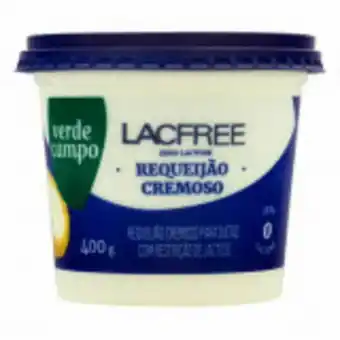 Requeijão cremoso zero lactose verde campo lacfree pote 400g