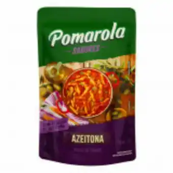 Molho de tomate azeitona pomarola sabores sachê 300g
