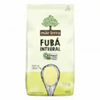 Hortifruti Fubá integral orgânico mãe terra pacote 500g oferta