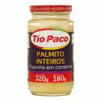 Hortifruti Palmito pupunha inteiro tio paco 180g oferta