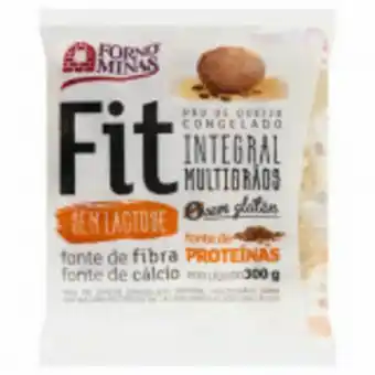 Hortifruti Pão de queijo congelado integral multigrãos zero lactose forno de minas pacote 300g oferta