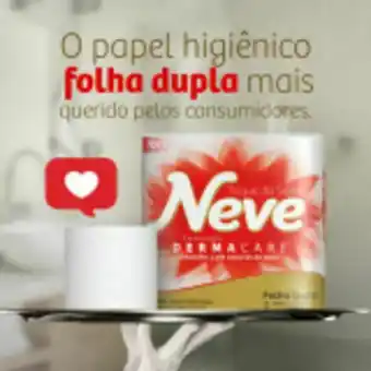 Hortifruti Papel higiênico neve toque de seda leve 16 pague 15 - 16 rolos oferta