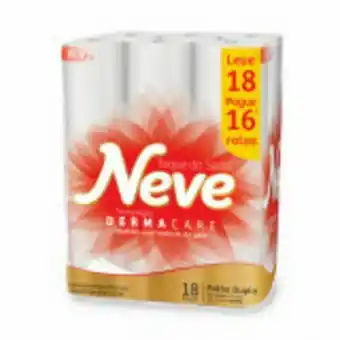 Hortifruti Papel higiênico neve toque de seda leve 18 pague 16 - 18 rolos oferta