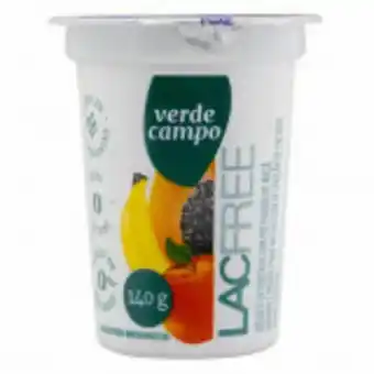 Iogurte desnatado maçã, banana e mamão zero lactose verde campo lacfree copo 140g