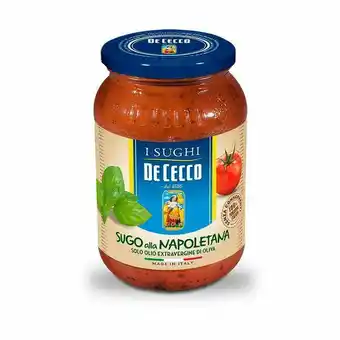 Molho de tomate italiano de cecco alla napoletana vidro 200 g