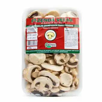 Cogumelo paris orgânico fatiado 250g