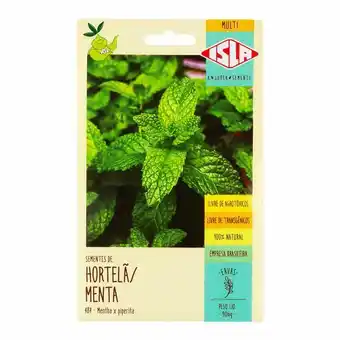 Sementes de hortelã menta isla 90mg