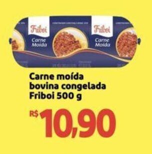 Extra Supermercado Carne moída bovina congelada Friboi 500 g oferta