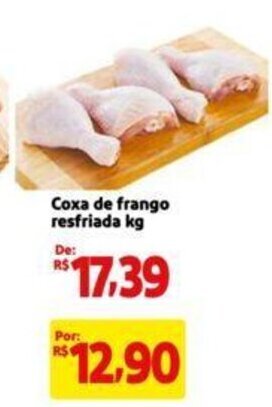 Extra Supermercado Coxa de frango resfriada kg oferta