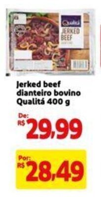 Extra Supermercado Jerked beef dianteiro bovino Qualitá 400 g oferta