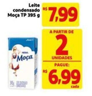Extra Supermercado Leite condensado Moça TP 395 g oferta