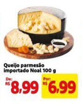 Extra Supermercado Queijo parmesão importado Noal 100 g oferta