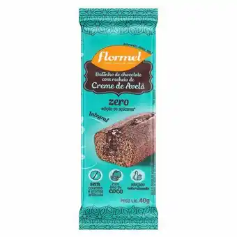 Zona Sul Bolinho integral flormel chololate com creme de avelã 40g oferta