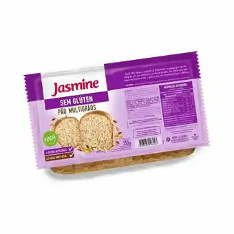 Pão de fôrma sem glúten jasmine multigrãos 350g