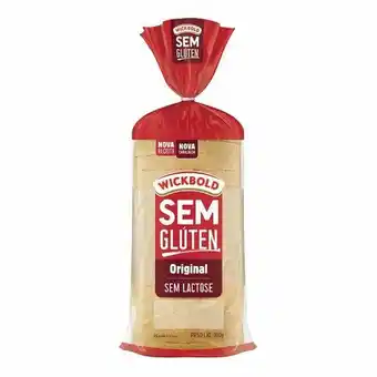 Pão de fôrma sem glúten sem lactose wickbold original 300g