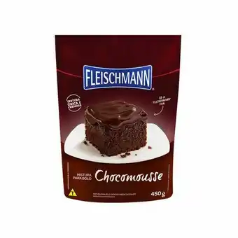 Mistura para bolo fleischmann chocomousse pacote 450g