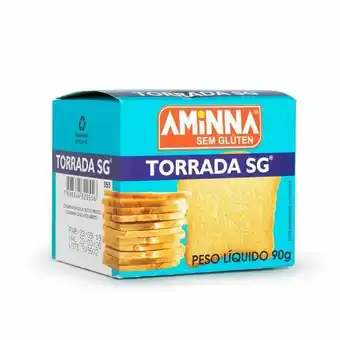 Zona Sul Torrada salgada sem glúten aminna tradicional 90 g oferta