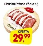 Cercadão Picanha Fatiada Vácuo Kg oferta