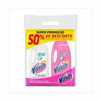Zona Sul Alvejante para roupas sem cloro vanish multiuso + white 50% de desconto no vanish white 1,5 l oferta