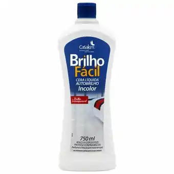 Cera brilho fácil incolor 750ml