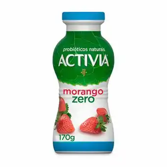Activia líquido morango zero lactose 170g