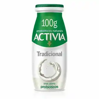 Zona Sul Leite fermentado activia danone shot diário probióticos tradicional 100g oferta