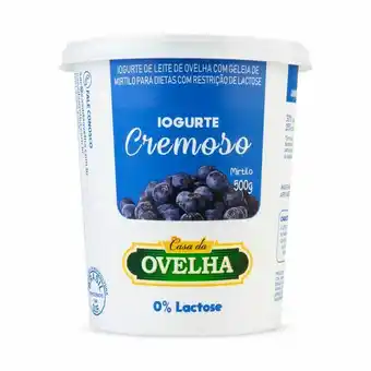 Zona Sul Iogurte de ovelha sem lactose casa da ovelha mirtilo 500g oferta