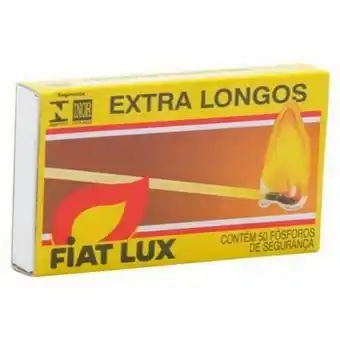 Zona Sul Fósforos fiat lux extra longos com 50 unidades oferta