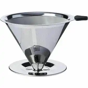 Coador de café pour over bialetti em inox