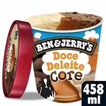Sorvete ben & jerry's doce deleite core 458ml