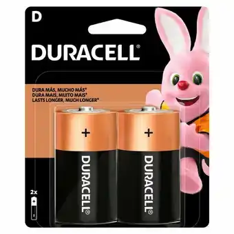 Pilha duracell grande d 2 unidades