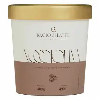 Zona Sul Sorvete bacio di latte nocciolina 490ml oferta