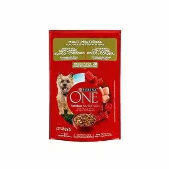 Ração para cães purina one multi proteína 85g