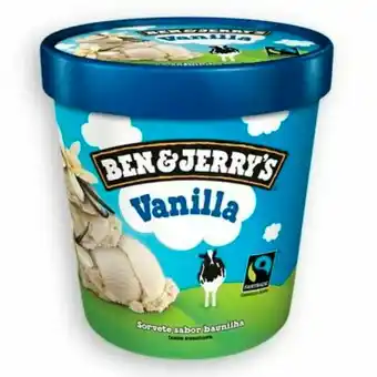 Sorvete ben e jerry's vanilla pote 458ml
