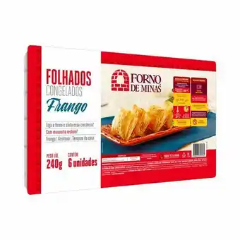 Zona Sul Folhado forno de minas frango 6 unidades 240g oferta